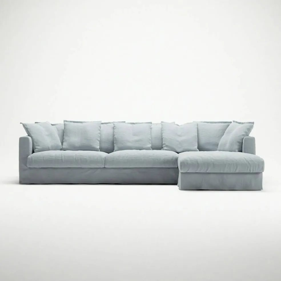 Le Grand Air 3-Sitssoffa Linne Divan Höger, Nordic Sky