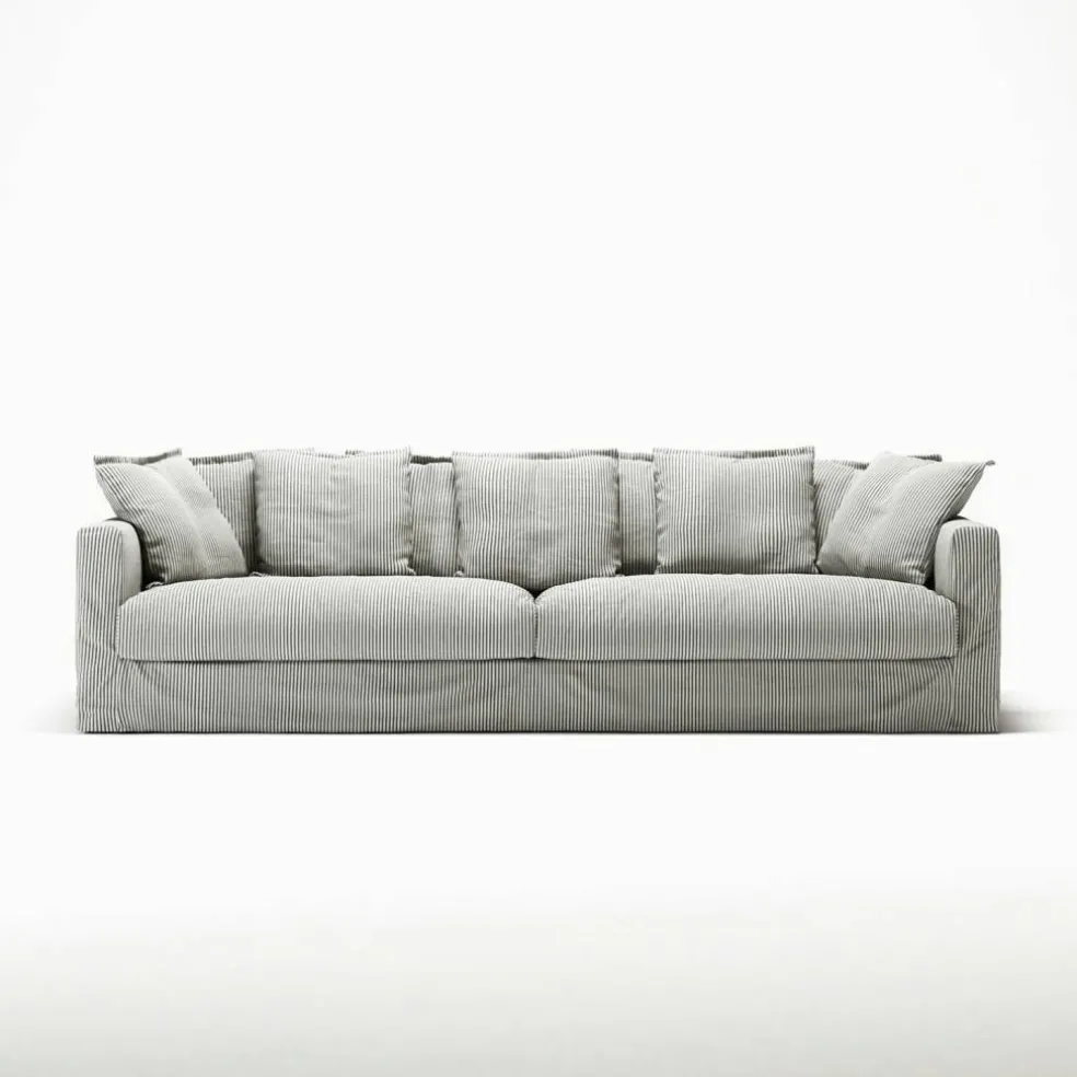 Le Grand Air 4-Sitssoffa Linne, Ash Stripe