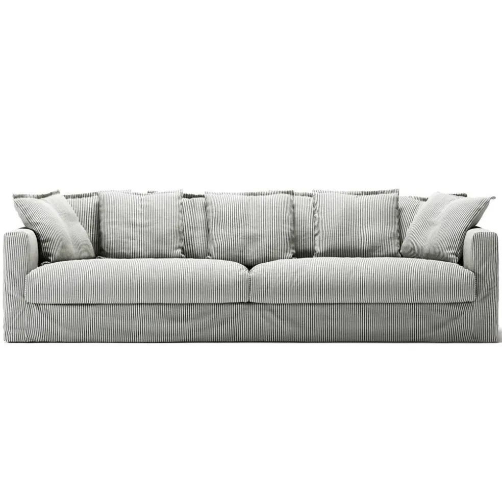 Le Grand Air 4-Sitssoffa Linne, Ash Stripe