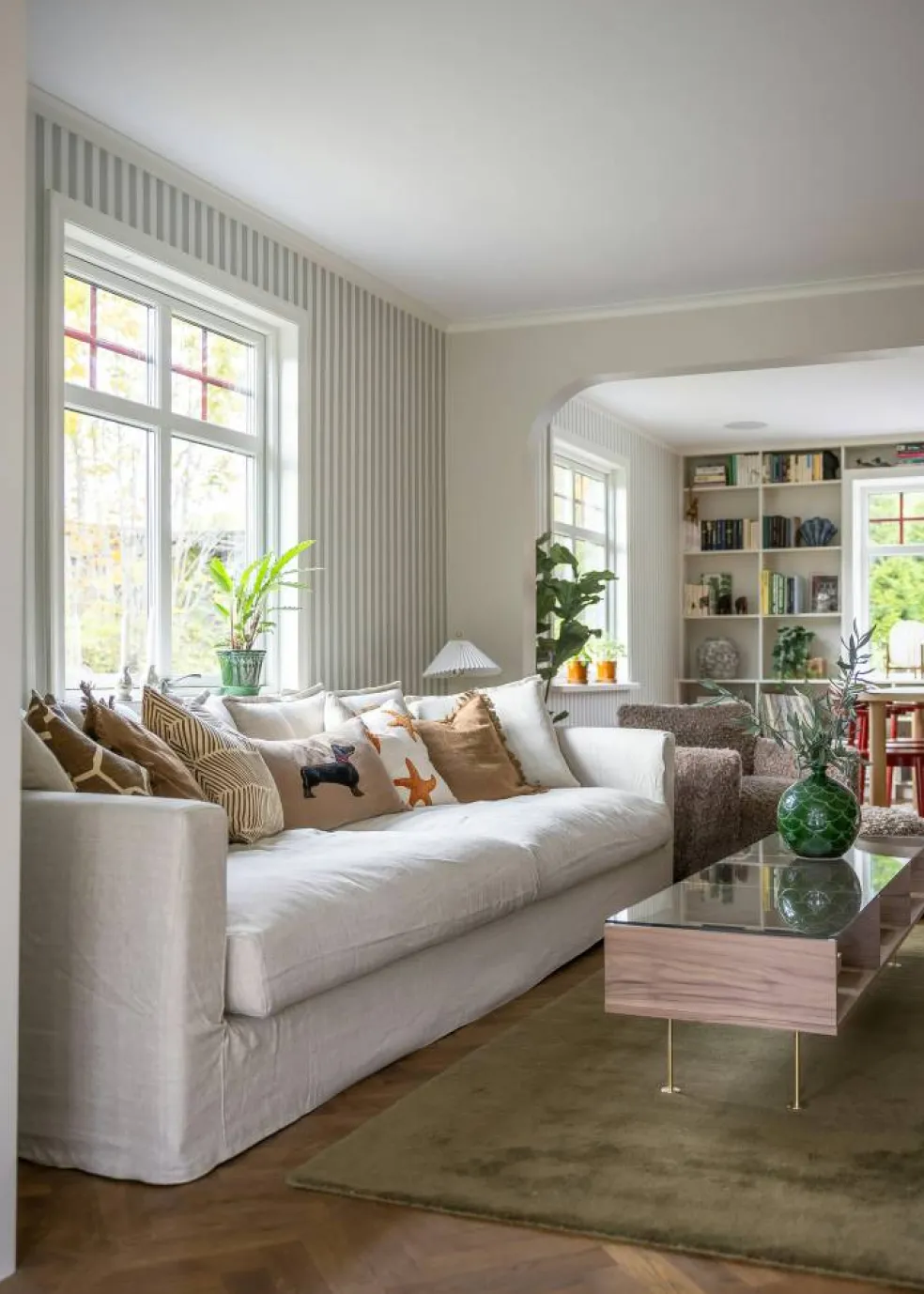 Le Grand Air 4-Sitssoffa Linne, Savage Linen