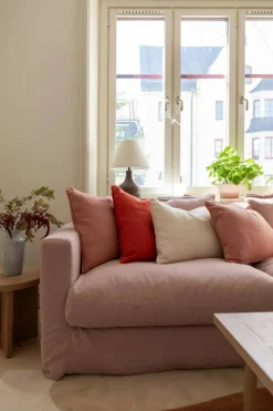 Le Grand Air 4-Sitssoffa Linne, Tender Blush