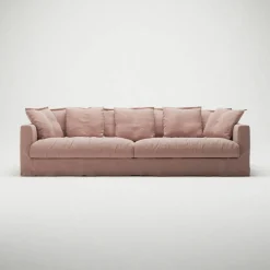 Le Grand Air 4-Sitssoffa Linne, Tender Blush