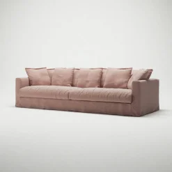 Le Grand Air 4-Sitssoffa Linne, Tender Blush