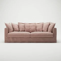 Le Grand Air 3-Sitssoffa Linne, Tender Blush