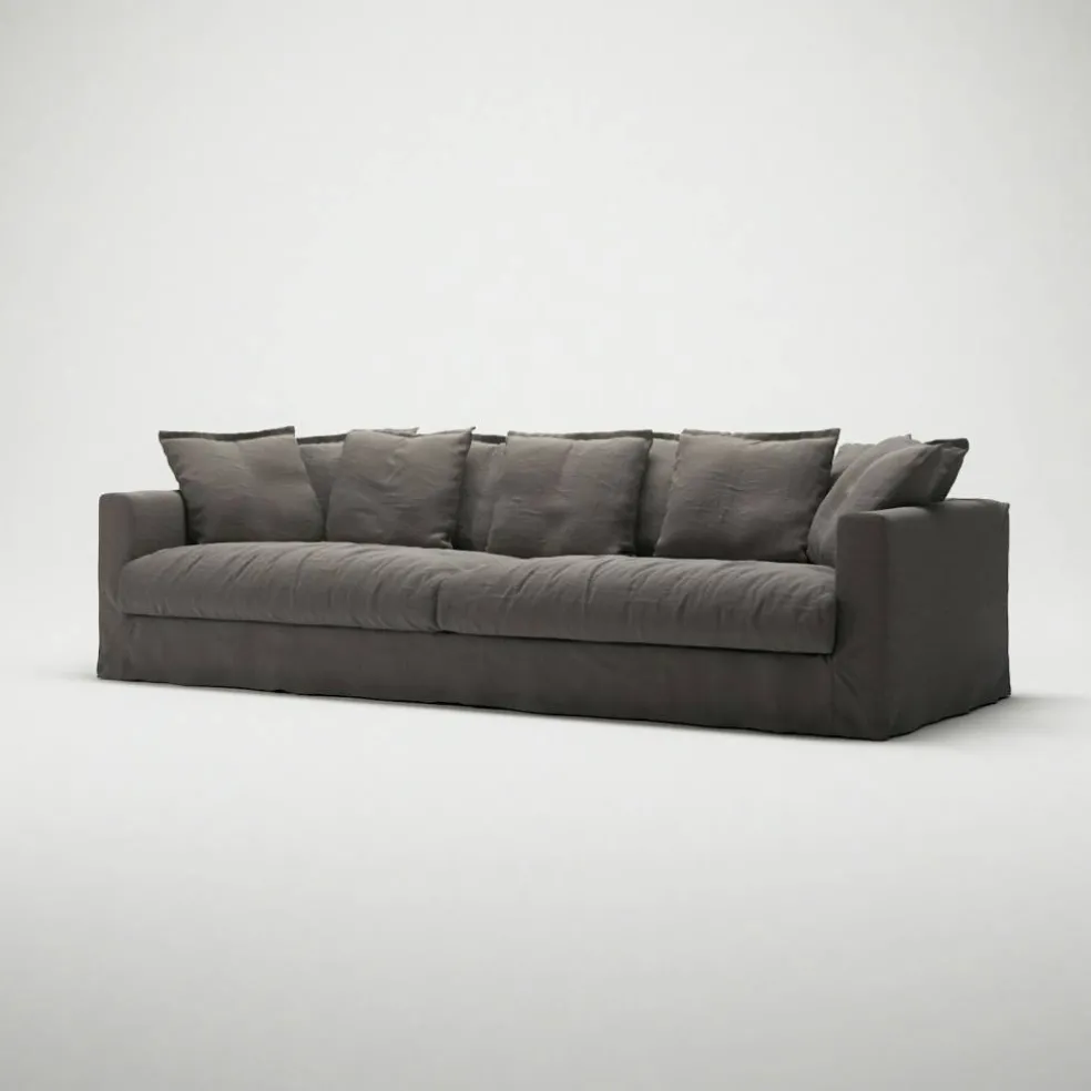 Le Grand Air 4-Sitssoffa Linne, Smokey Granite