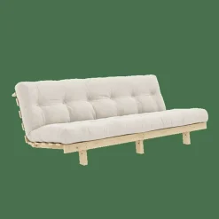 Lean Bäddsoffa Med Alpha Madrass 130x200 Elfenben/Raw