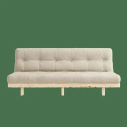 Lean Bäddsoffa Med 5-Lagers Madrass 130x190 Beige/Raw