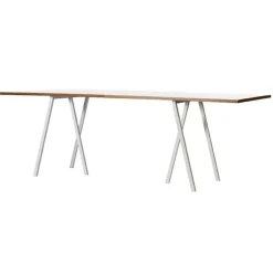 Loop Stand Bord 180 cm, Laminat / Vit