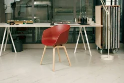 Loop Stand Bord 180 cm, Laminat / Vit