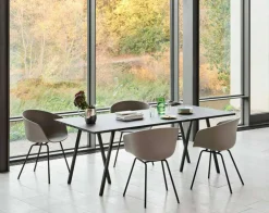 Loop Stand Bord 180 cm, Linoleum / Svart