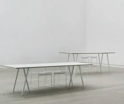 Loop Stand Bord 160 cm, Vit