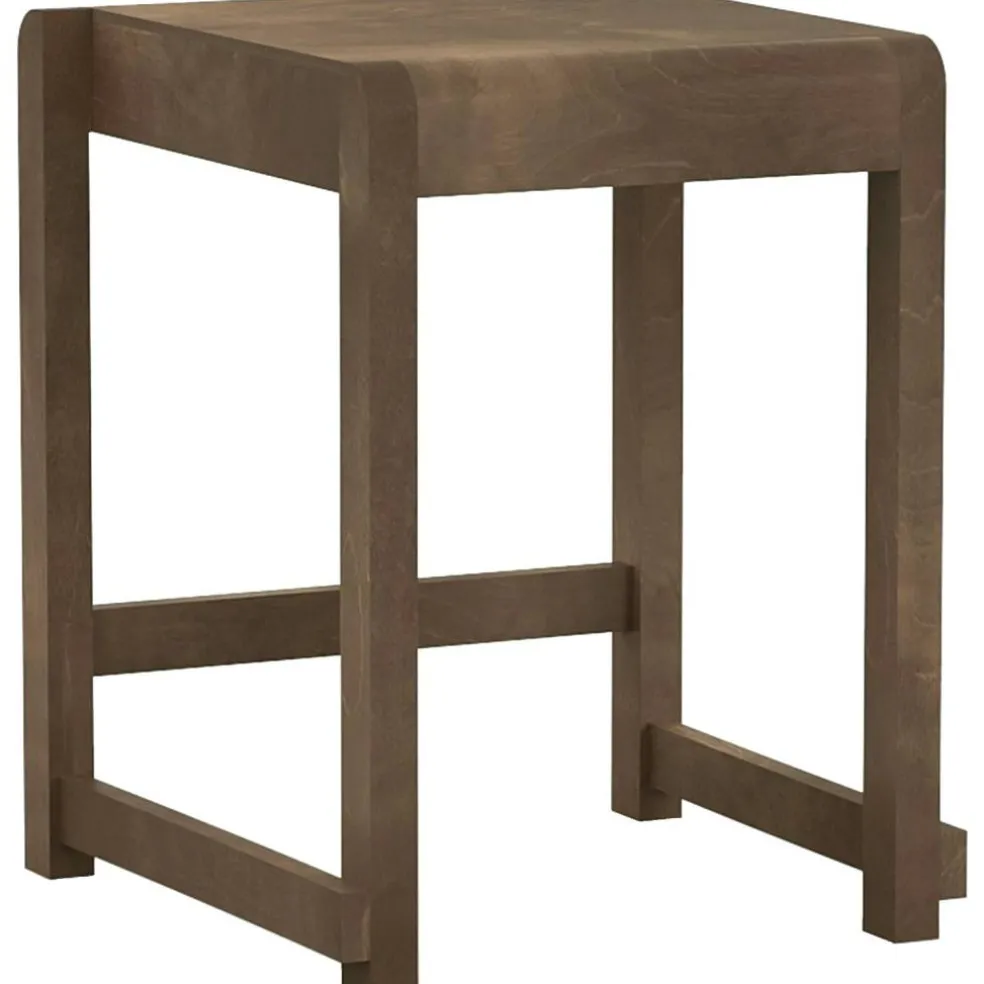 Low Stool 01 Pall, Brun