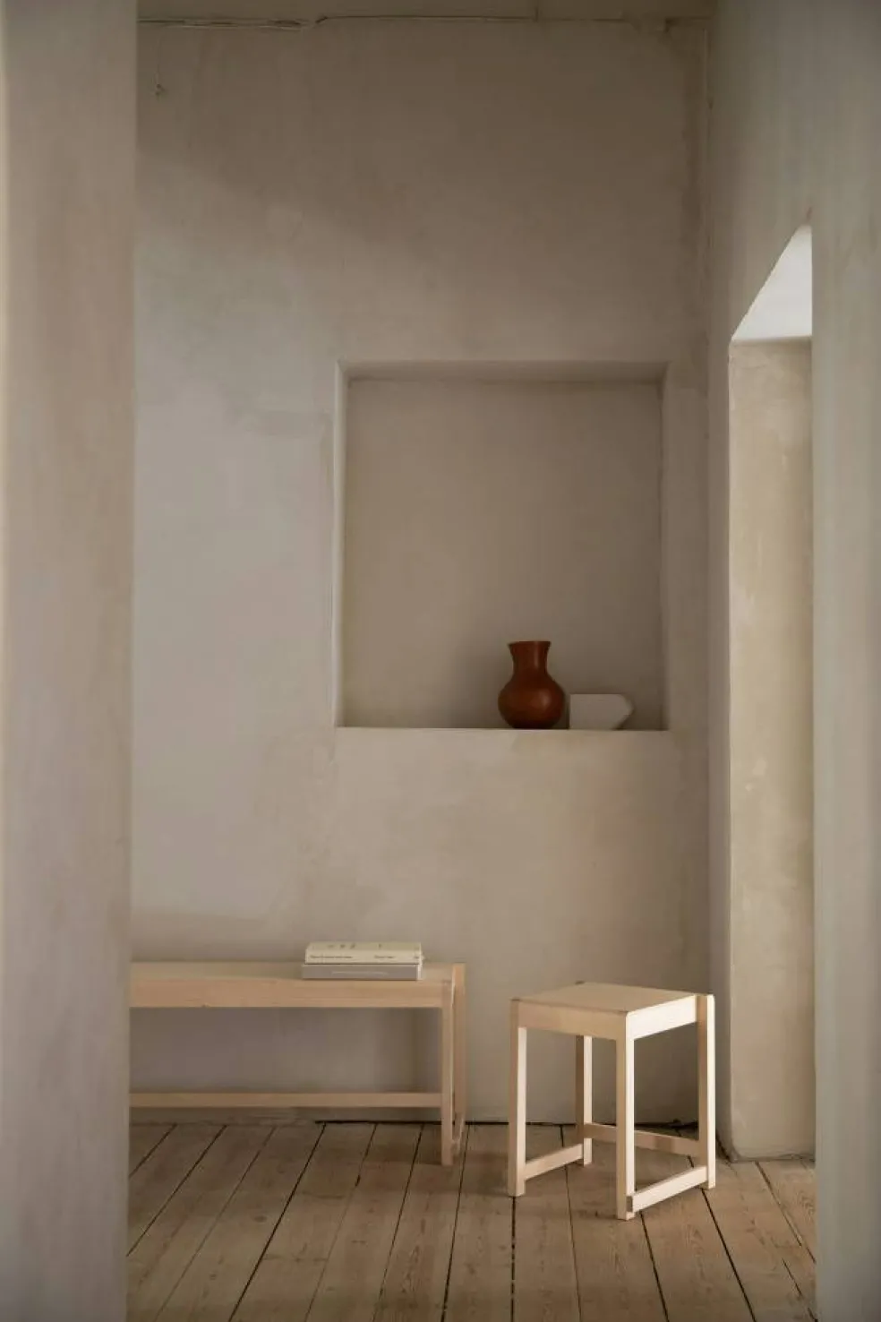 Low Stool 01 Pall, Natur