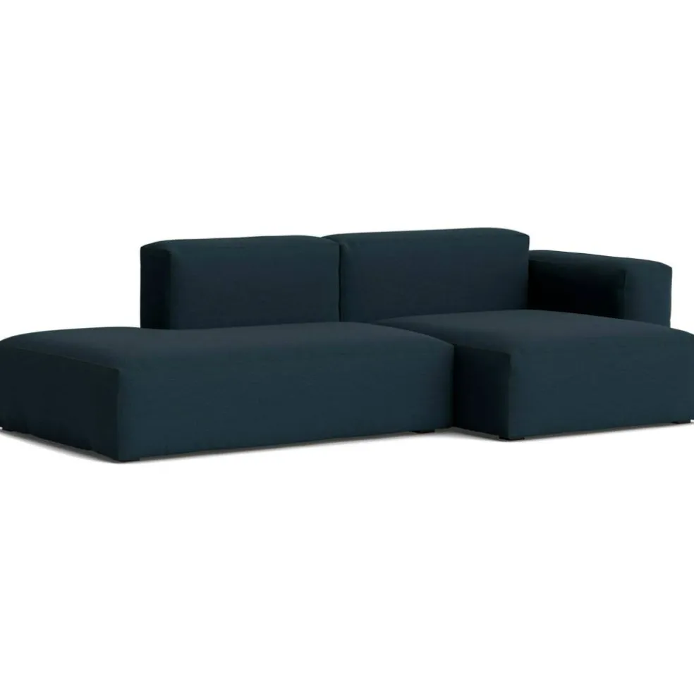 Mags Soft Low 2,5-sitssoffa Comb. 3 Höger Divan, Steelcut Trio 796 / Svart Söm