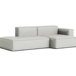 Mags Soft Low 2,5-sitssoffa Comb. 3 Höger Divan, Hallingdal 116 / Ljusgrå Söm