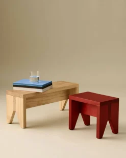 Manolito Stool Short, Red