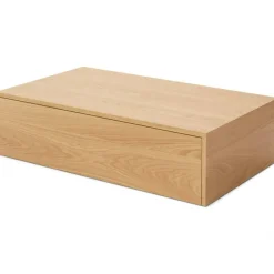 Mass Soffbord Hög Med Låda, Ek