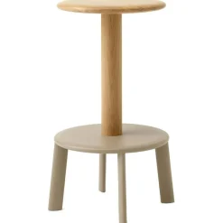 Massif AV39 Barstol 65 cm, Ek / Gråbeige