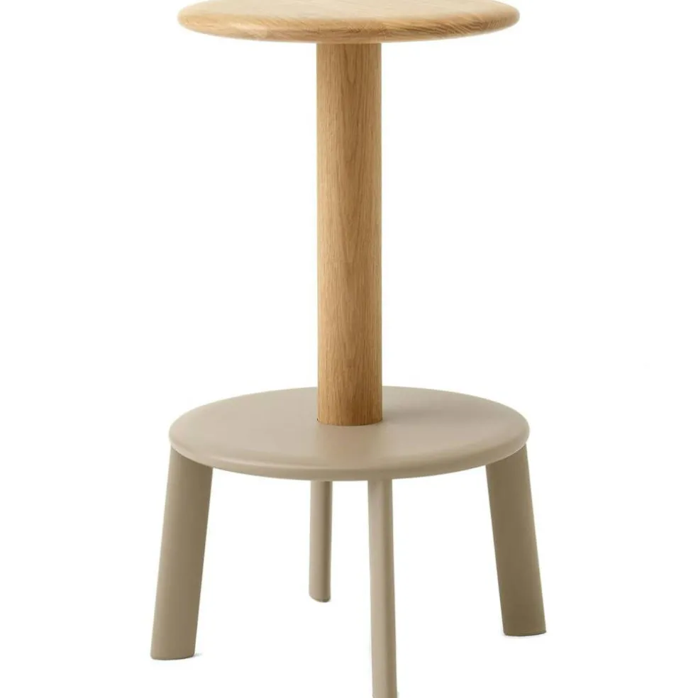 Massif AV39 Barstol 65 cm, Ek / Gråbeige