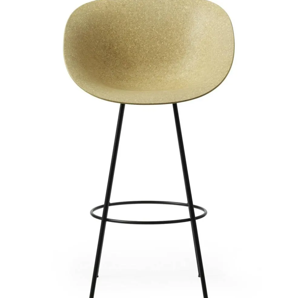 Mat Barstol Karmstol 75 cm, Hemp / Svart