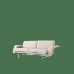 Meantime AV30 2-Sits Soffa Polerad Aluminium/Ecriture 0210