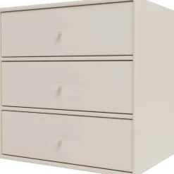 Mini 1007 Hylla Med Tre Lådor, Clay