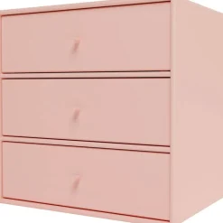 Mini 1007 Hylla Med Tre Lådor, Ruby