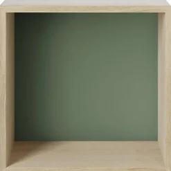 Mini Stacked Hylla, Ek / Dusty Green