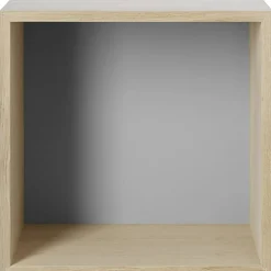 Mini Stacked Hylla, Ek / Ljusgrå