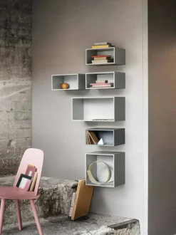 Mini Stacked Hylla L, Ljusgrå