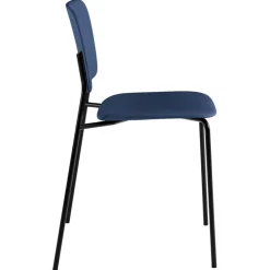 Mono Stol Klädd, Svart Metallram, Vidar 743