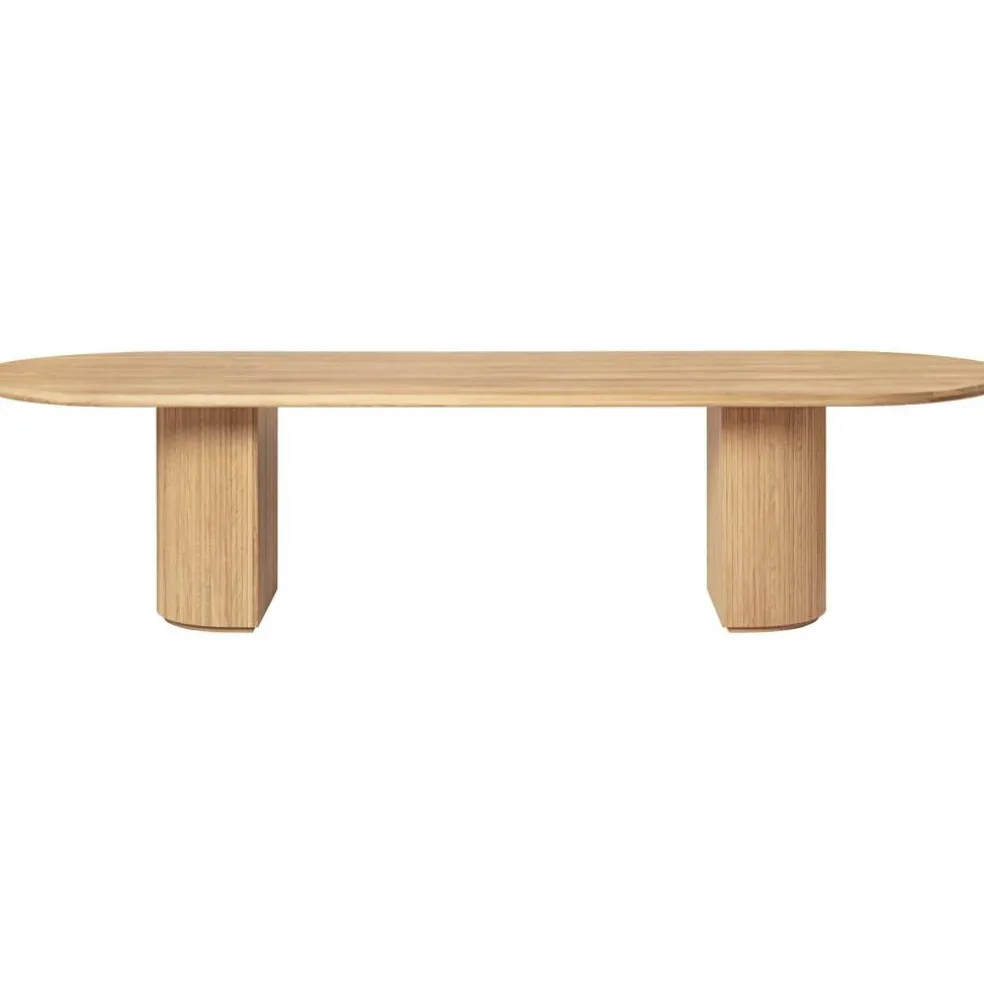 Moon Matbord Elliptical 290x105 cm, Massiv Oljad Ek