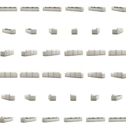 Moore 3-Sitssoffa, Plush Beige