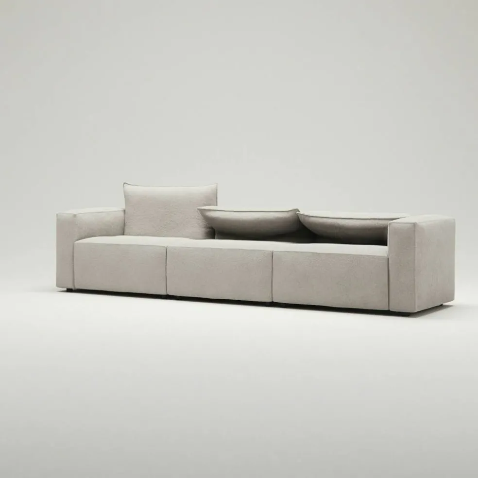 Moore 3-Sitssoffa, Plush Beige