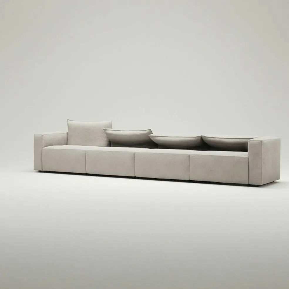 Moore 4-Sitssoffa, Plush Beige