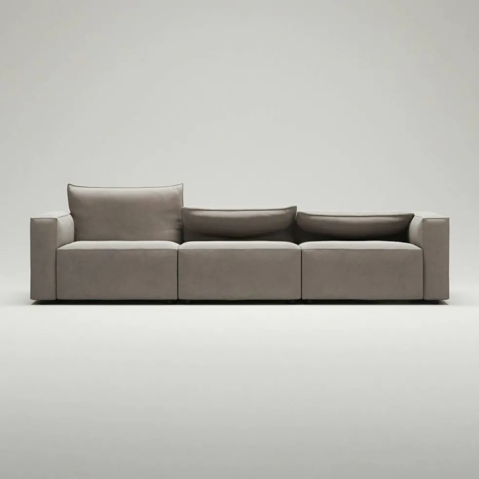 Moore 3-Sitssoffa, Sandshell Beige