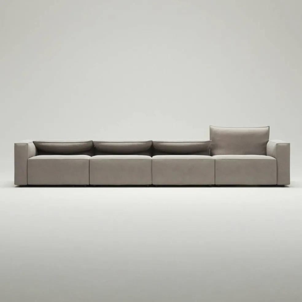 Moore 4-Sitssoffa, Sandshell Beige
