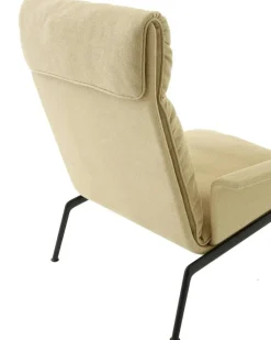 Muno LN17 Loungefåtölj Hög Rygg Med Armstöd, Warm Black / Clay 0007