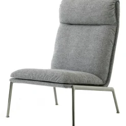 Muno LN16 Loungefåtölj Hög Rygg, Dark Chrome / Hallingdal 0126