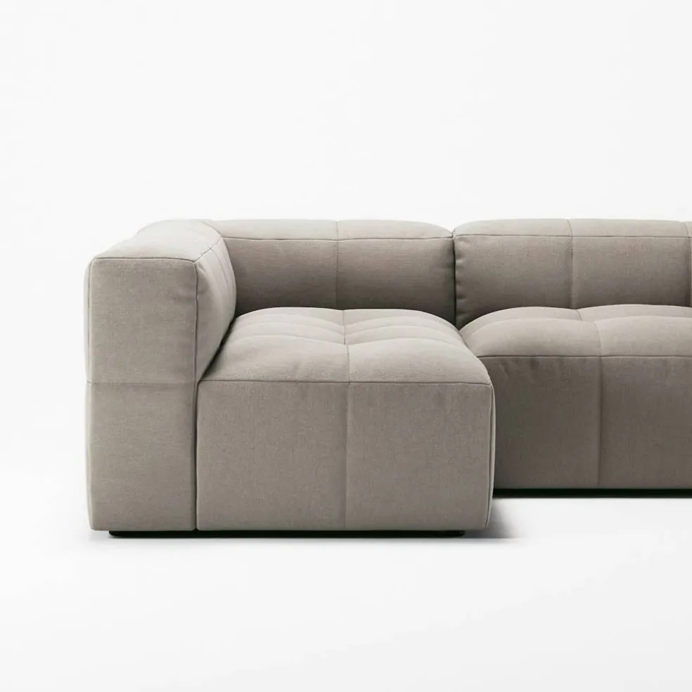 Mure 3-Sitssoffa Med Divan Vänster, Sandshell Beige