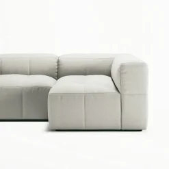 Mure 3-Sitssoffa Med Divan Höger, Steam White