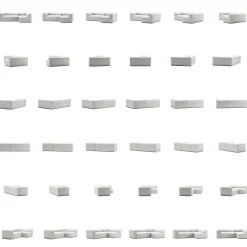 Mure 3-Sitssoffa Med Divan Höger, Moon White