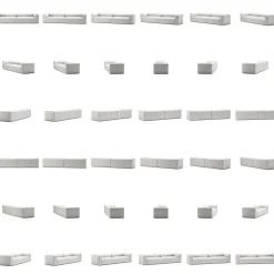Mure 4-Sitssoffa, Moon White