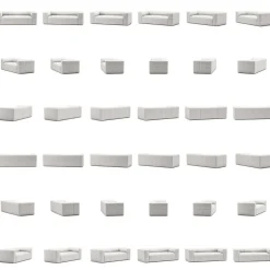 Mure 2-Sitssoffa, Moon White