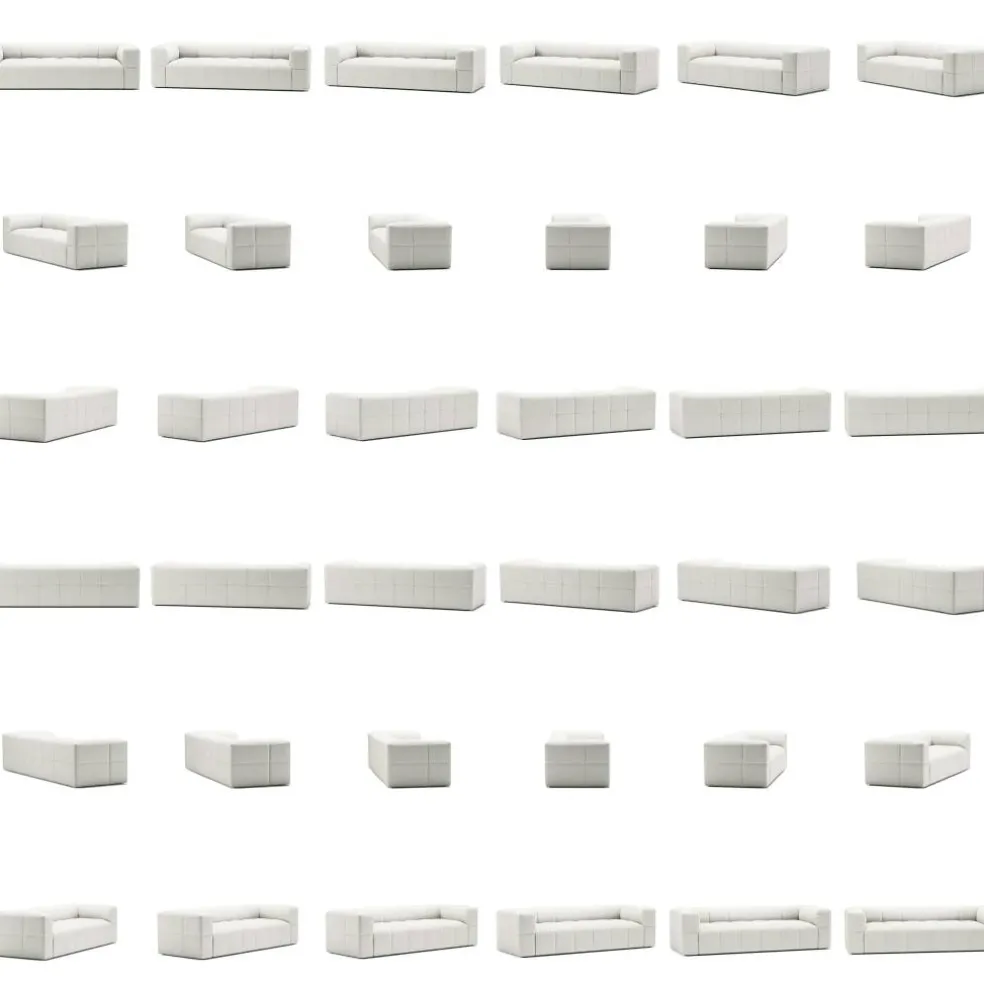 Mure 3-Sitssoffa, Steam White