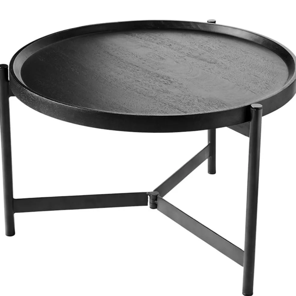 Nevada Soffbord Ø70 cm, Svart