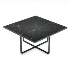 Ninety Soffbord 60 cm, Svart Underrede, Svart Marmor