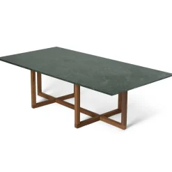 Ninety Soffbord 120x60x40 cm, Smoked Oak/Green Indio