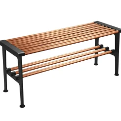 Nostalgi Bänk 100 cm, Koppar / Svart