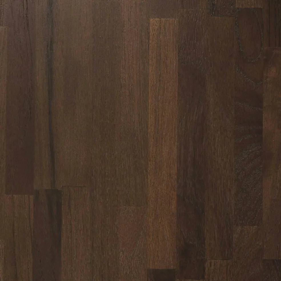 Oblic Sidobord Teak, Brun